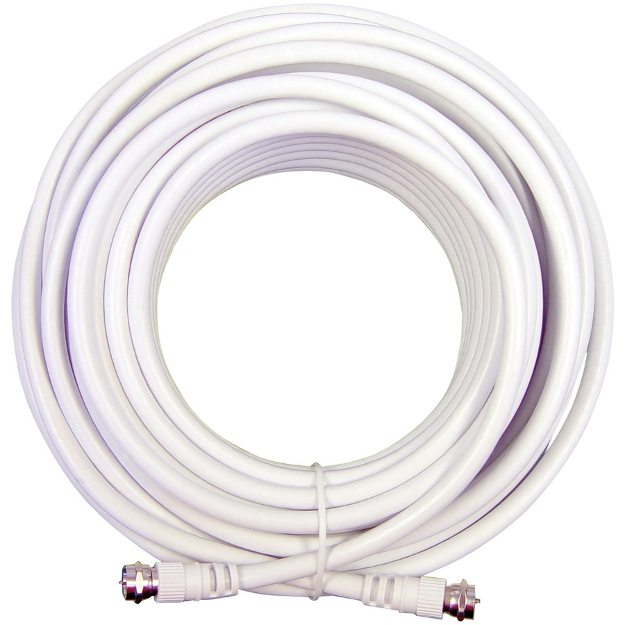 Wilson 50 ft. White RG6 Low Loss Coax Cable (F Male - F Male)