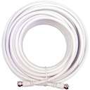 Wilson 50 ft. White RG6 Low Loss Coax Cable (F Male - F Male)