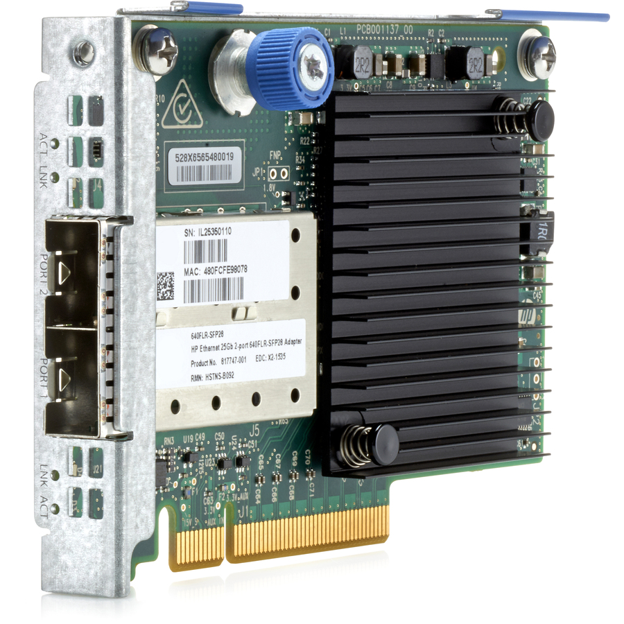 HPE Ethernet 10/25Gb 2-port 640FLR-SFP28 Adapter