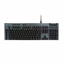 Logitech G915 X Low-Profile Wired Mechanical Gaming Keyboard, Double-Shot PBT Keycaps, Fully Programmable Keys, RGB Lighting, Aluminum Finish, GL Brown Tactile Switches - PC/Mac