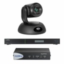 Vaddio EasyIP 20 Video Conferencing Mixer Kit with IP PTZ Camera - Black