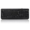 Adesso Multimedia Desktop Keyboard with 3-Port USB Hub