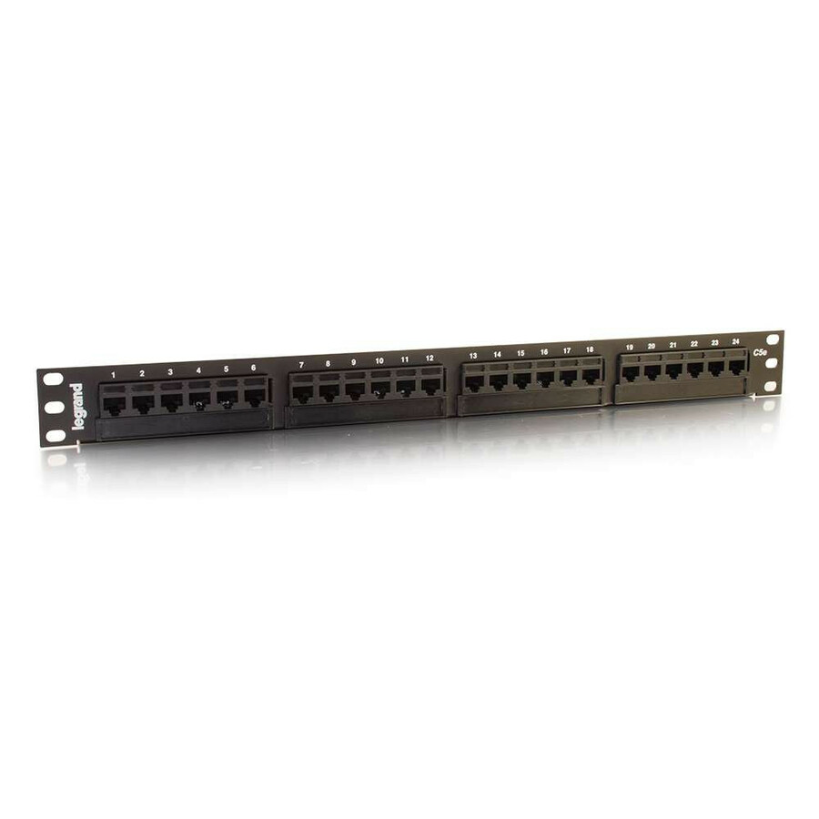 C2G 24-Port Cat5E 110-Type Patch Panel