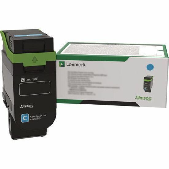 Lexmark Original High Yield Laser Toner Cartridge - Box - Return Program - Cyan - 1 Pack