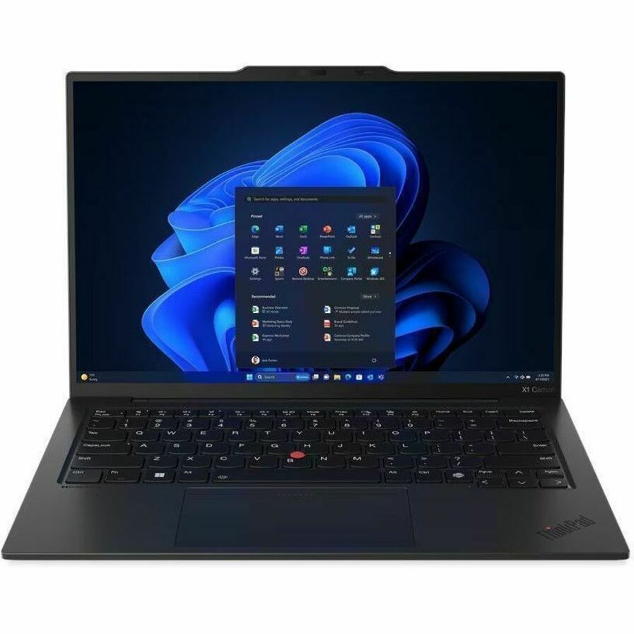 Lenovo ThinkPad X1 Carbon Gen 12 21KC00B2US 14" Notebook - 4G - WUXGA - 60 Hz - Intel Core Ultra 5 135U - vPro Technology - Intel Evo Platform - 16 GB - 512 GB SSD - English Keyboard - Black Paint