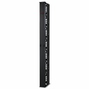 Performance,Vertical Cable Manager for 2 & 4 Post Racks, 84"H x 6"W, Single-Sided with Door