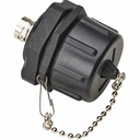 Eaton Tripp Lite Series Rigid Industrial BNC Adapter (M/F) - IP68, Black