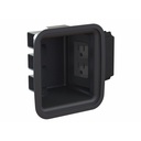 Peerless-AV® Recessed Power Outlet with Low Voltage In-Wall Cable Routing Compatible with Peerless-AV® SAX762PU and SAX772PU mounts