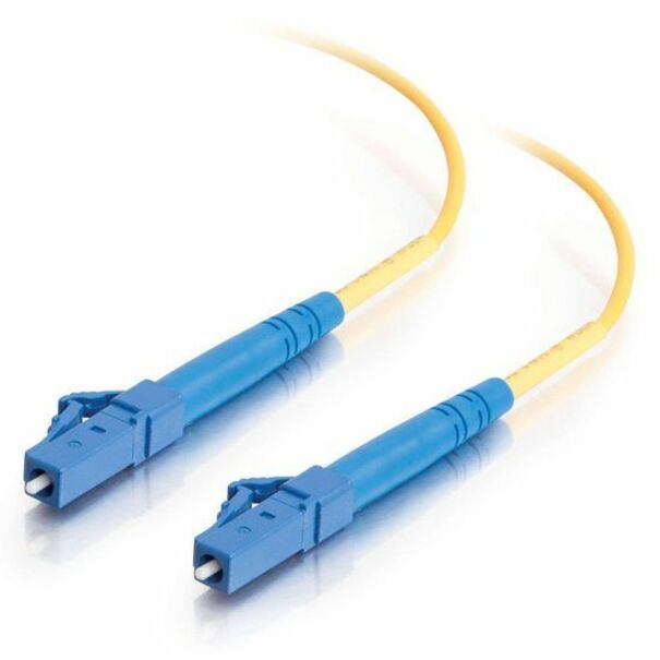 C2G-5m LC-LC 9/125 OS1 Simplex Singlemode PVC Fiber Optic Cable - Yellow