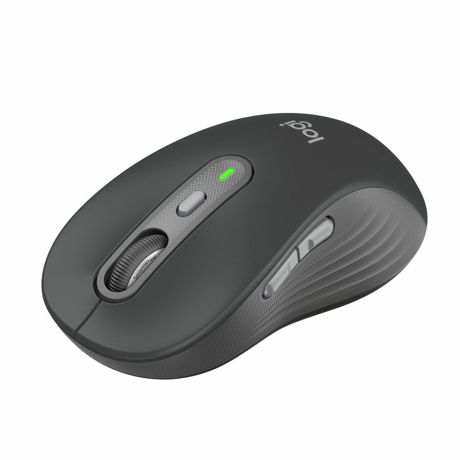 Logitech Signature Plus M750 L Wireless Mouse - For Large Sized Hands, SmartWheel Scrolling, Bluetooth Connectivity, Multi Device, 24-Month Battery, Silent Clicks, Customizable Side Buttons, Contoured Shape