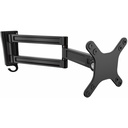 StarTech Wall Mount Monitor Arm, Dual Swivel, Supports 13" to 34" (33.1lb/15kg) Monitors, VESA Mount, TV Wall Mount, TV Mount