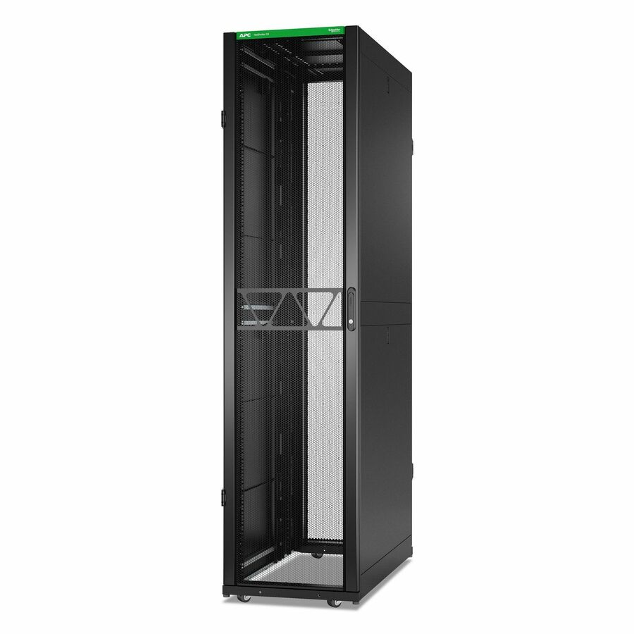 APC NetShelter SX Server Rack Gen 2, 52U, 2436H x 600W x 1200D mm, w/ Sides, Black [TAA]