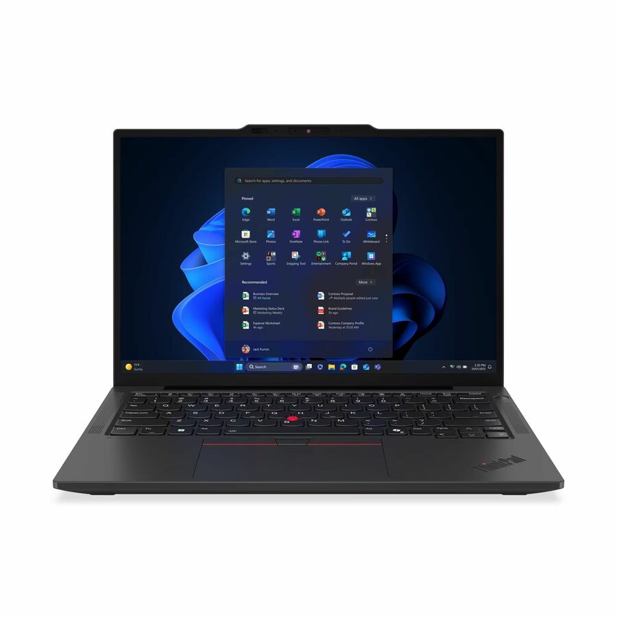 Lenovo ThinkPad X13 Gen 6 21RK0069US 13.3" Notebook - WUXGA - Intel Core Ultra 5 225U - 16 GB - 512 GB SSD - English Keyboard - Black
