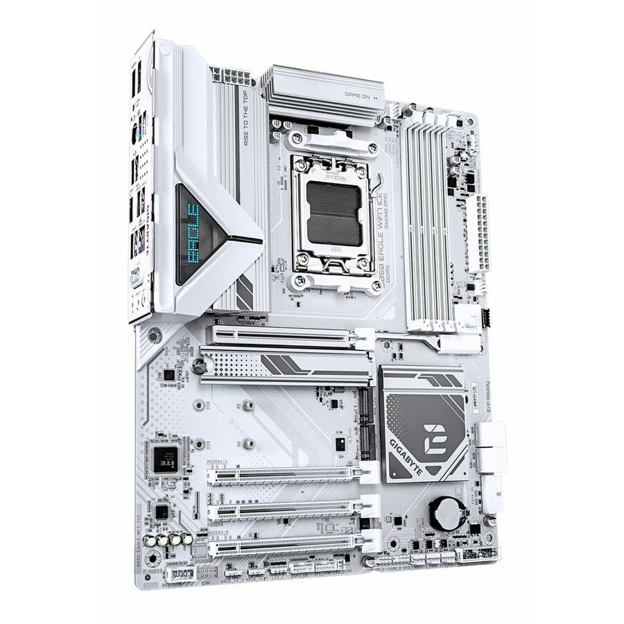 GIGABYTE Ultra Durable B850 EAGLE WF7 ICE Gaming Desktop Motherboard - AMD B850 Chipset - Socket AM5 - ATX