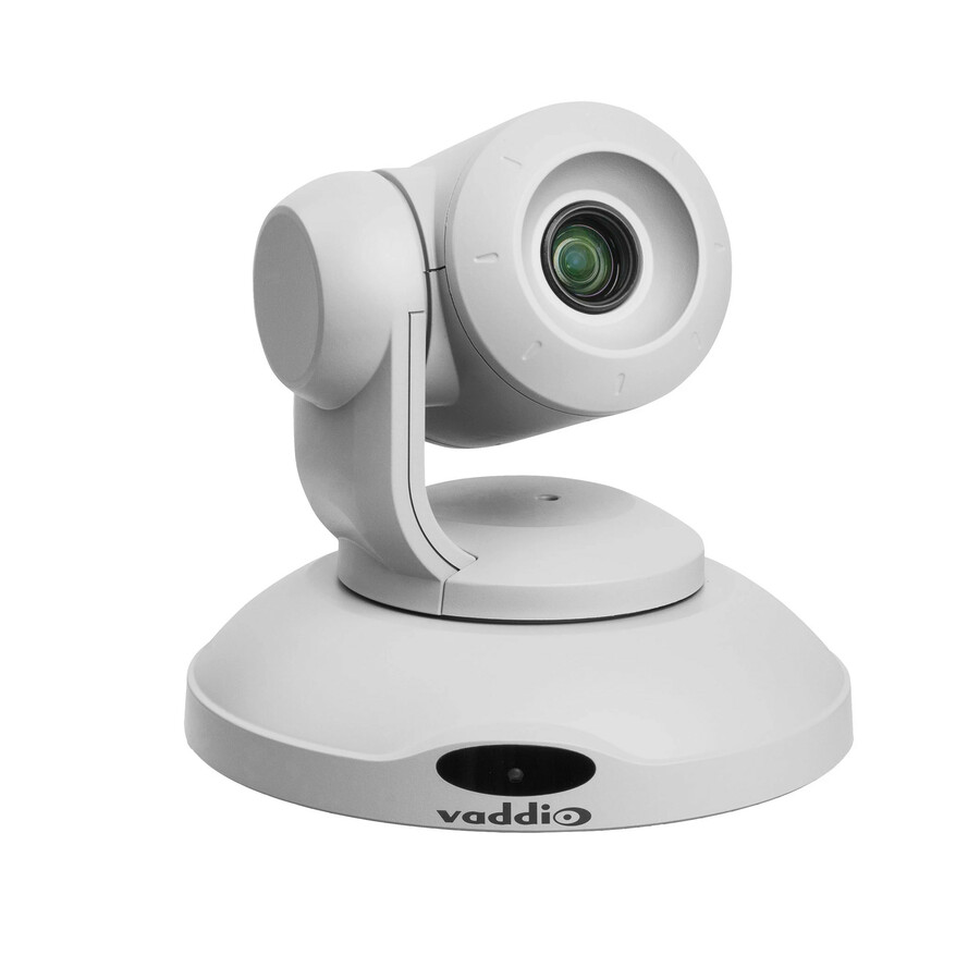 Vaddio ConferenceSHOT AV HD Video Conferencing System - PTZ Camera and Two CeilingMIC Conference Microphones - White