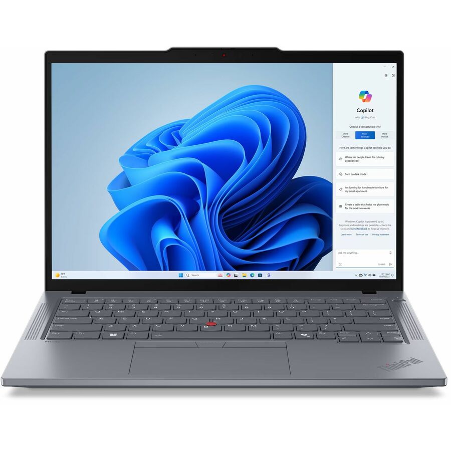 Lenovo ThinkPad T14 Gen 5 21MC000NUS 14" Notebook - WUXGA - 60 Hz - AMD Ryzen 5 PRO 8540U - 16 GB - 256 GB SSD - English Keyboard - Gray