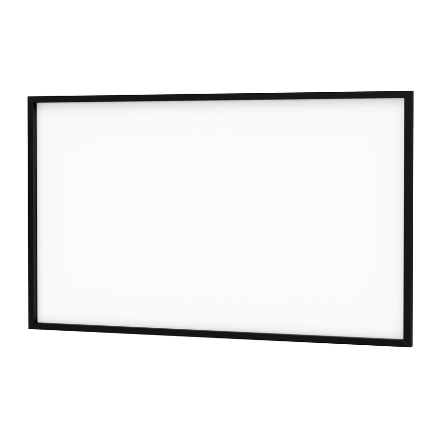 Da-Lite Da-Snap Fixed Frame Projection Screen - Wall Mount Screen - HD Progressive 1.0 - 220in Screen - TAA Compliant
