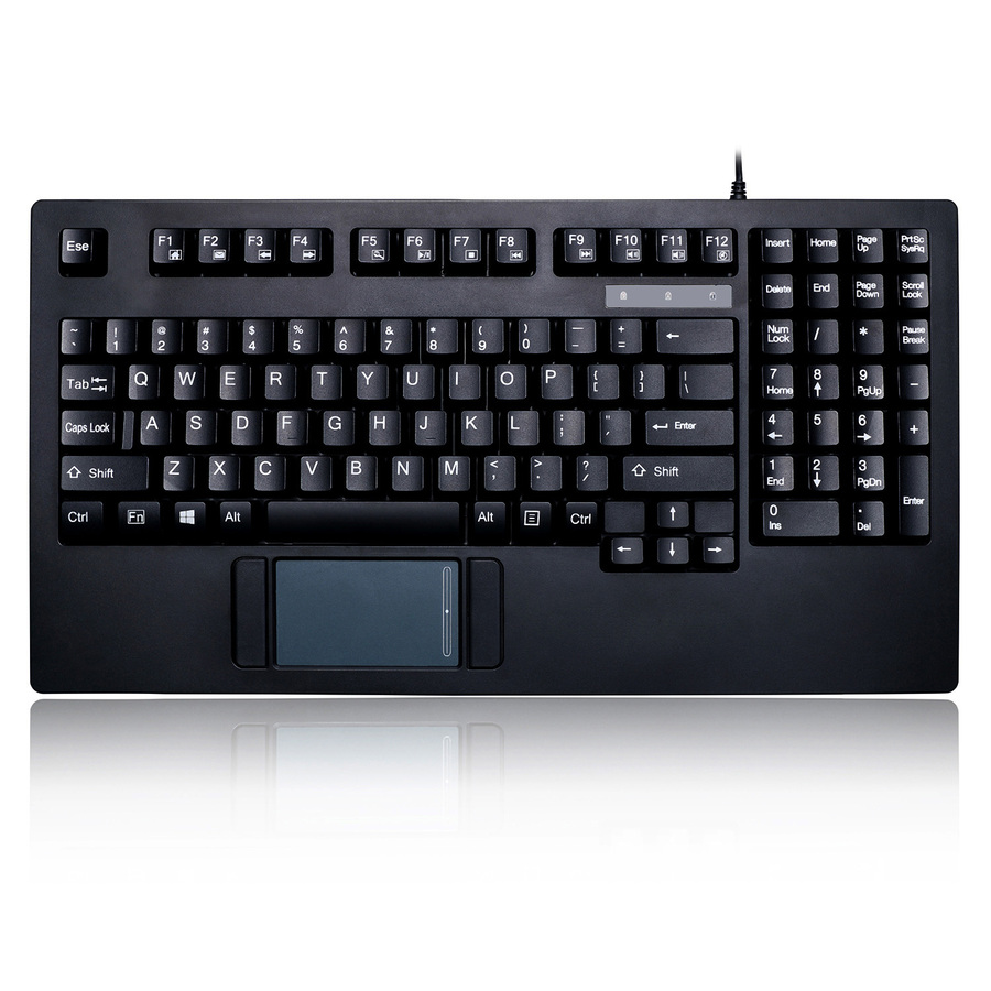 Adesso AKB-425UB 1U Rackmount Touchpad Keyboard