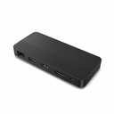 Lenovo USB-C Dual Display Travel Dock (w/ adapter)