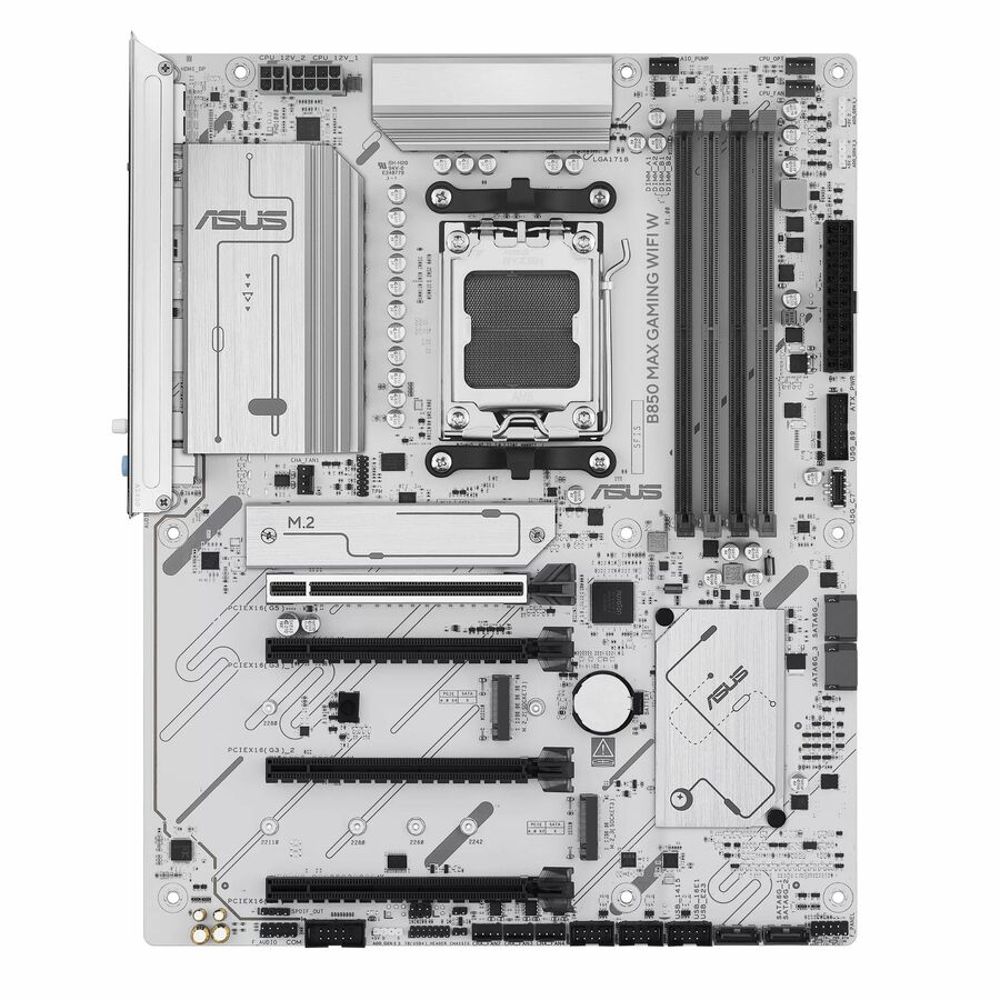 Asus B850 MAX GAMING WIFI W Gaming Desktop Motherboard - AMD B850 Chipset - Socket AM5 - ATX