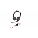 Poly Blackwire 5220 Headset +Inline Cable +USB-C/A Adapter TAA