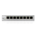 Zyxel 8-Port Gigabit Ethernet Web Managed Switch | VLAN Support | Sturdy Metal Case | Desktop or Wall-Mount | Fanless |Lifetime Warranty | QoS | Ethernet Splitter | GS1200-8