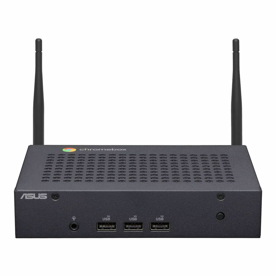 Asus Chromebox CF40-BC0081UN-O Chromebox - Intel Celeron N4500 - 8 GB - 128 GB Flash Memory Capacity - Mini PC - Black