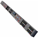 Eaton 3-Phase Managed HDX Rack PDU G4 208V 24 C39 Outlets 100A 36kW Hardwired Input 0U Vertical TAA