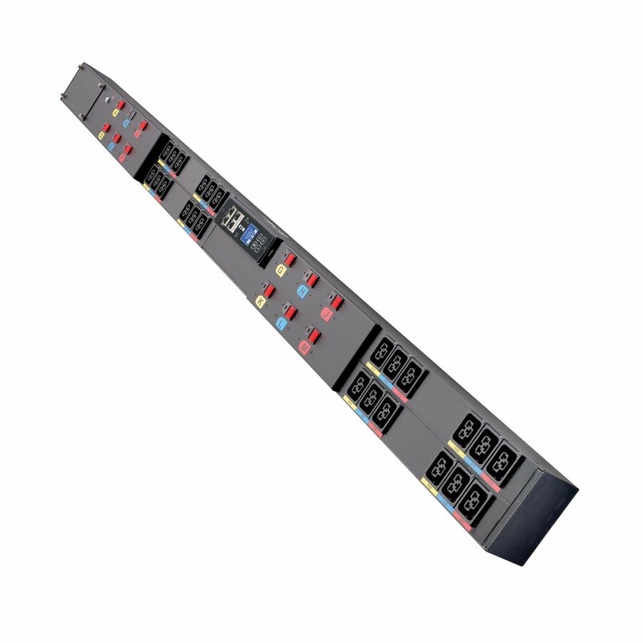 Eaton 3-Phase Managed HDX Rack PDU G4 240/415V 24 C39 Outlets 64A 46kW Hardwired Input 0U Vertical TAA