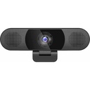 EMEET C980 Pro 4K - Plug & Play 3-in-1 Webcam with 4K lens, Four Noise Reduction Mics, Two 1W Speakers, and Magnetic Privacy Cover. 60°-98° adjustable Field of View with Auto Low Light Correction for SMB Video Conferencing, Teaching, and Streaming