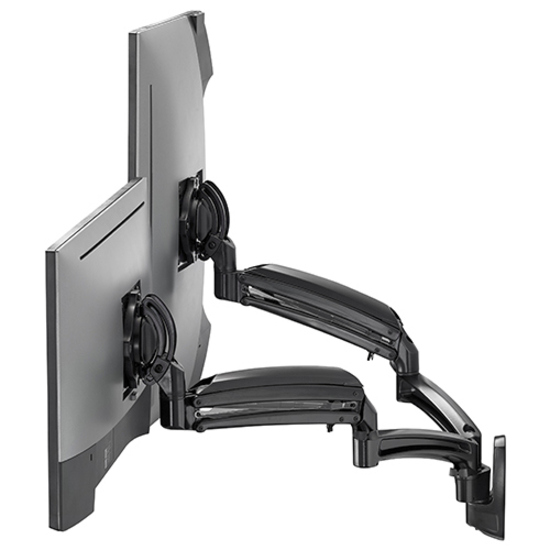 Chief Kontour K1W220BXRH Wall Mount for Monitor, All-in-One Computer - Black - TAA Compliant
