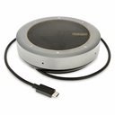 StarTech USB-C Speakerphone Docking Station, Mini Portable Conference Speaker/Audio Dock, VGA/4K HDMI, USB Hub, Teams/Zoom/Softphone