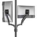 Chief Kontour K1P220BXRH Pole Mount for Monitor, All-in-One Computer - Black - TAA Compliant