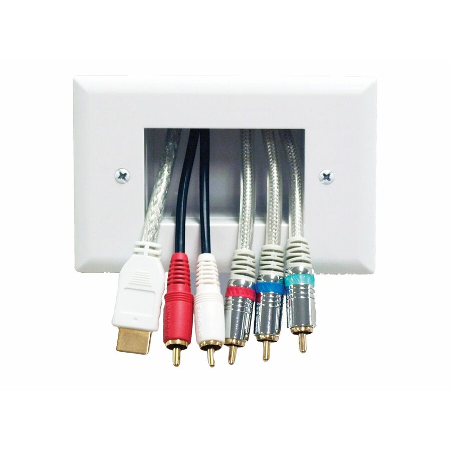 Peerless-AV® Easy Mount Recessed Low Voltage Cable Plate