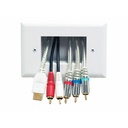 Peerless-AV® Easy Mount Recessed Low Voltage Cable Plate