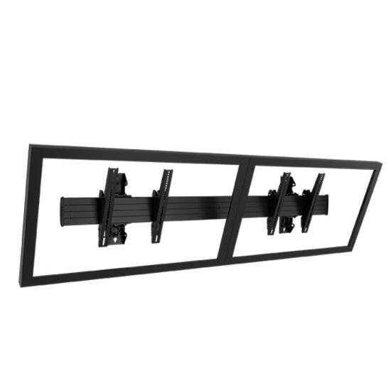 Chief Fusion Large 2x1 Menu Board TV Mount - For Displays 40-55" - Black