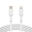 Belkin BoostCharge USB-C to Lightning Cable (1 meter / 3.3 foot, White)