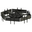 Peerless-AV® Multi-Display Ceiling Mount with Six Telescoping Arms for 37˘ to 42˘ Displays