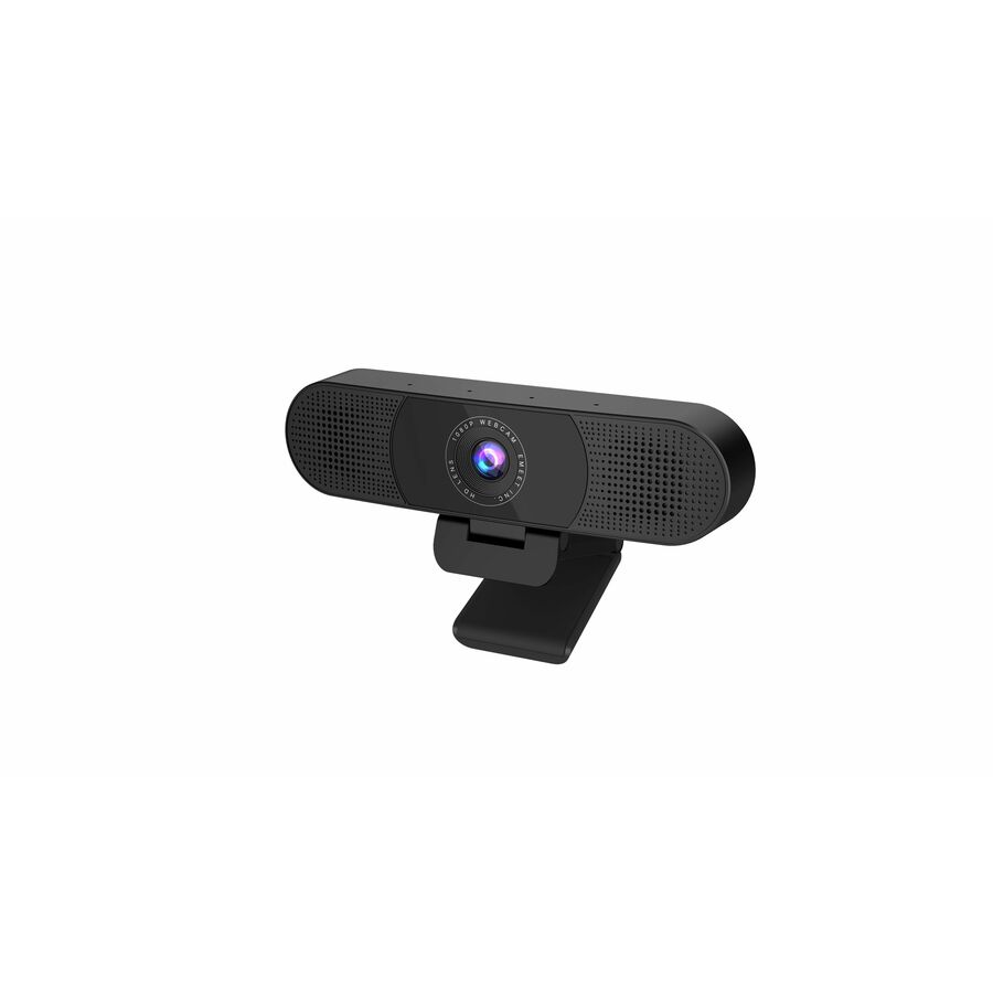EMEET C980 Pro - Plug & Play 3 in 1 Webcam with 1080P lens, 4 Noise Reduction Mics, two 1w Speaker, and magnetic privacy cover. 60°-98° adjustable Field of View with Auto Low Light Correction for SMB Video Conferencing, Teaching, and Streaming