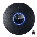 EMEET M2 Max - four Mics 360° Noise Reduction and Echo Cancellation Speakerphone for up to 15 People conference room, Connect with Dongle/AUX/USB/Bluetooth5.0, 2 Bluetooth connection at a time, supports all Popular OS and conferencing apps