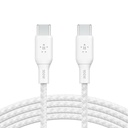 Belkin BoostCharge USB-C to USB-C Cable 100W - (2 meter / 6.6 foot, White)