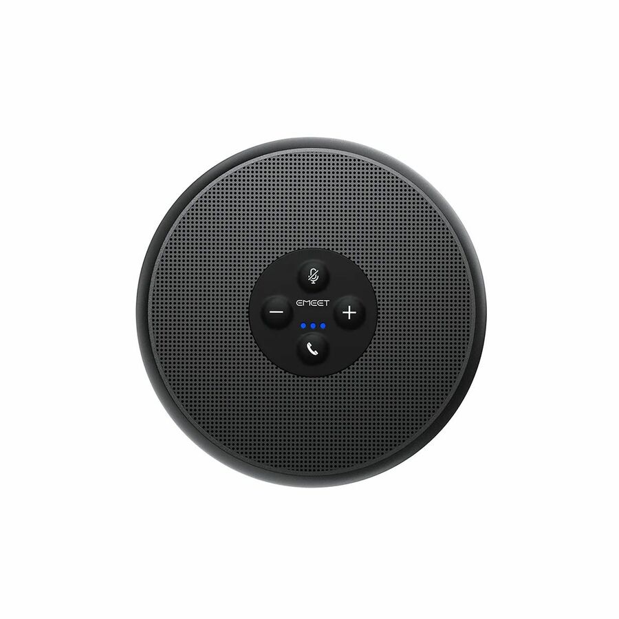 EMEET M1A - Zoom Certified USB Speakerphone, two AI Mics 360° Voice Pickup with Noise Reduction and Echo Cancellation, ideal for for 5-8 People, Plug&Play, comes with Type C-A Adapter