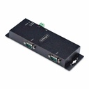 StarTech 2-Port Serial to Ethernet Adapter, IP Serial Device Server For RS232 Devices, Wall/DIN Rail Mount, LAN To DB9 Converter, TAA