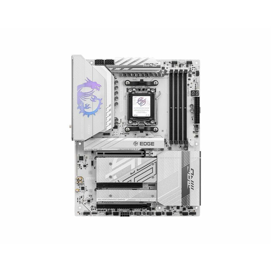 MSI MPG B850 EDGE TI WIFI Gaming Desktop Motherboard - AMD B850 Chipset - Socket AM5 - ATX