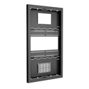Chief Impact 75" On-Wall Kiosk Enclosure - Landscape - Black