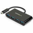StarTech USB C Hub - 4 Port USB C to USB-A (4x) - Bus Powered USB Hub - USB Type C to USB Hub - USB-C to USB - USB 3.0 Type C