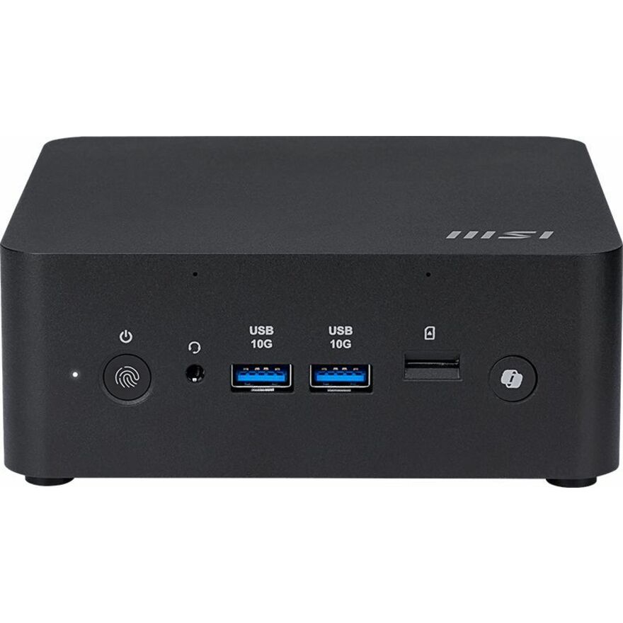 MSI Cubi NUC AI 2MG Cubi NUC AI+ 2MG-020UST Desktop Computer - Intel Core Ultra 9 288V - 32 GB - 1 TB SSD - Mini PC - Black - TAA Compliant - 3 Yr Advance Replacement