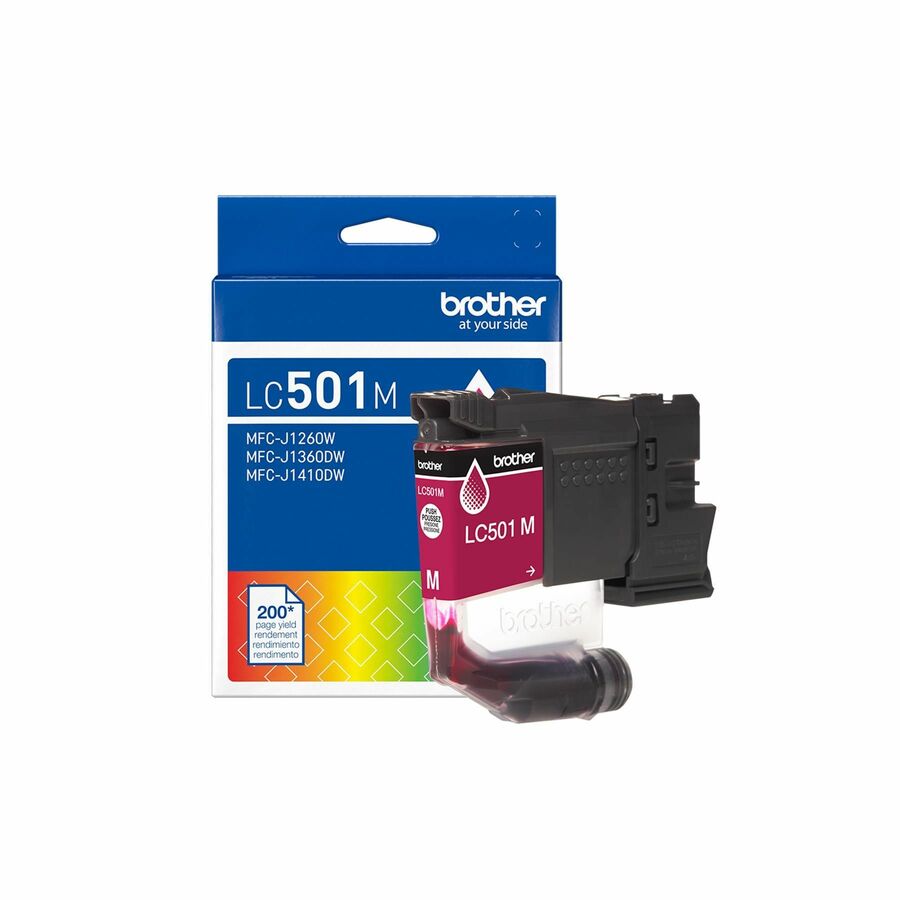 Brother LC501M Original Standard Yield Inkjet Ink Cartridge - Magenta - 1 Each