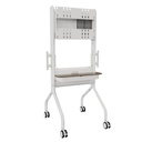 Chief Voyager Height Adjustable AV TV Cart - For 50-85 Inch Flat Panel TVs - White