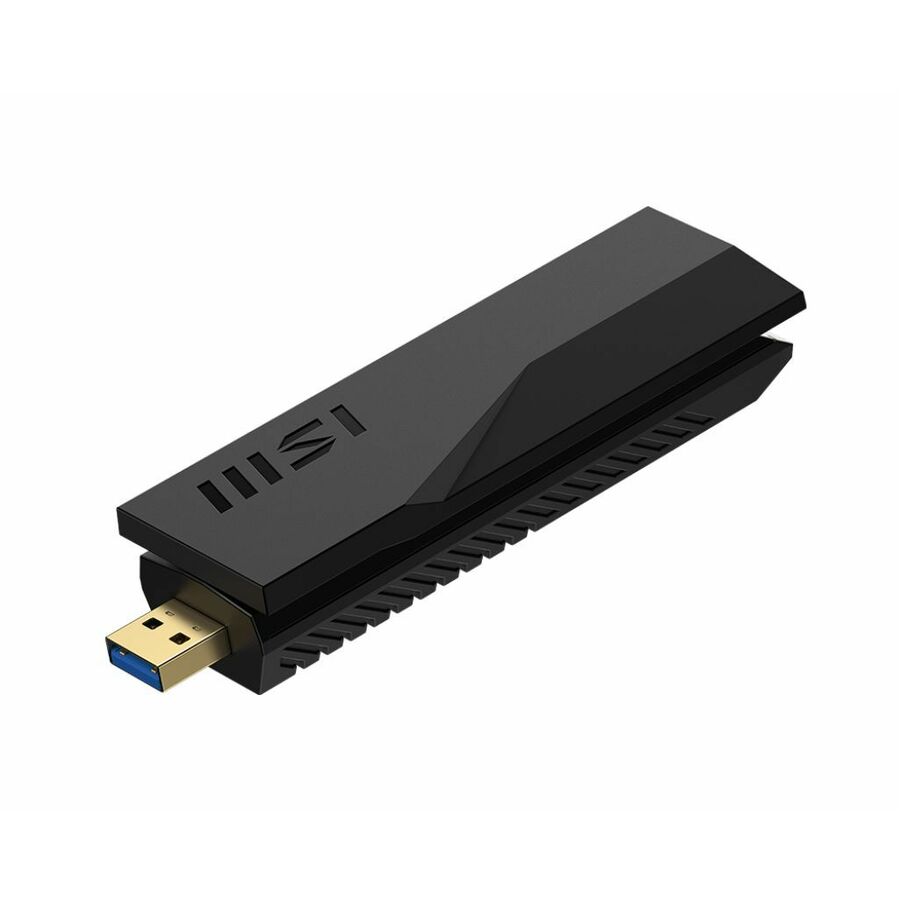 MSI GUBE65 IEEE 802.11a/b/g/n/ac/ax/be Tri Band Wi-Fi Adapter for Router, Access Point, Desktop Computer, Notebook